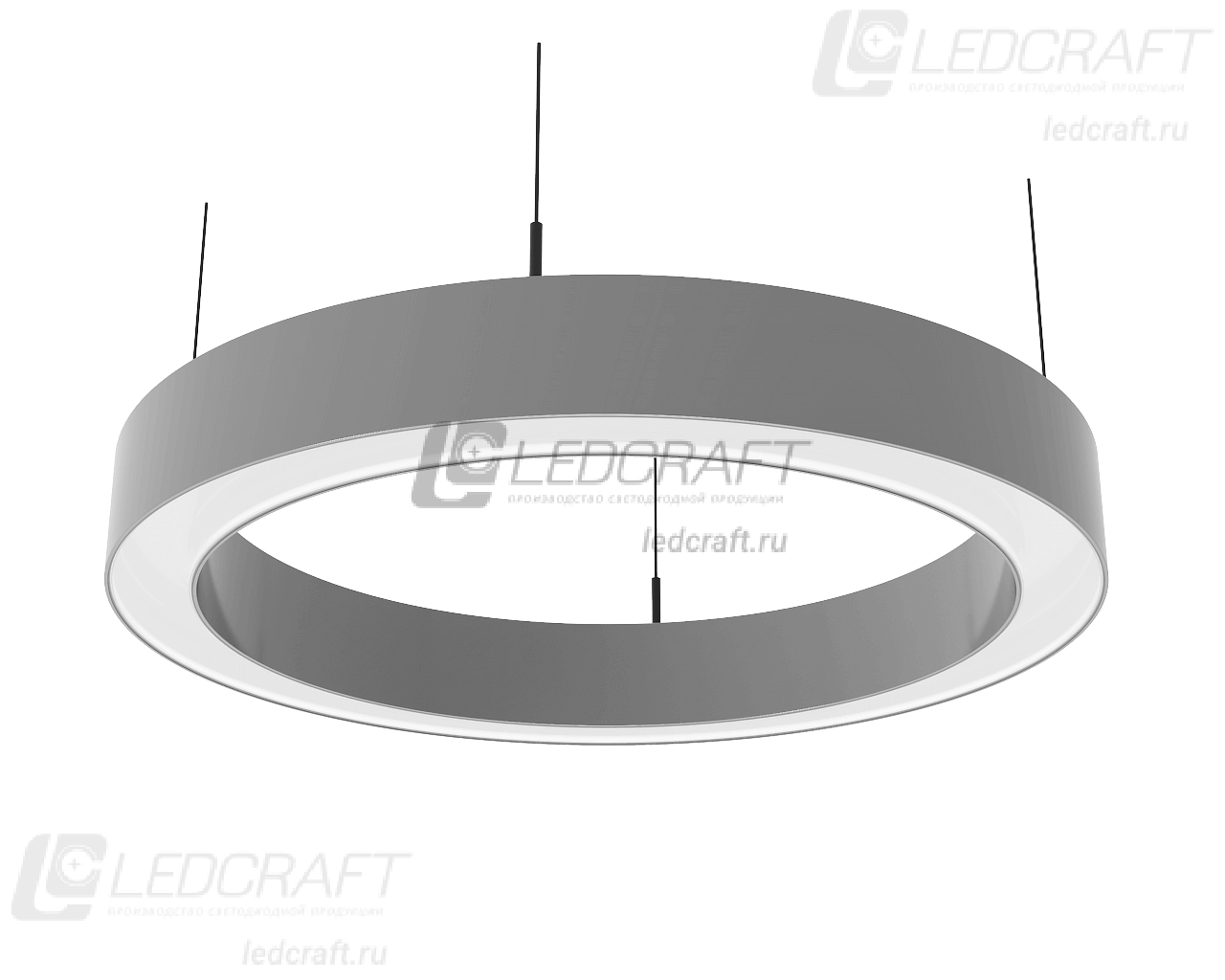 Светодиодный светильник кольцо LC-LP-5050R 208 Вт 1990 мм 6000К Опал - фото 9