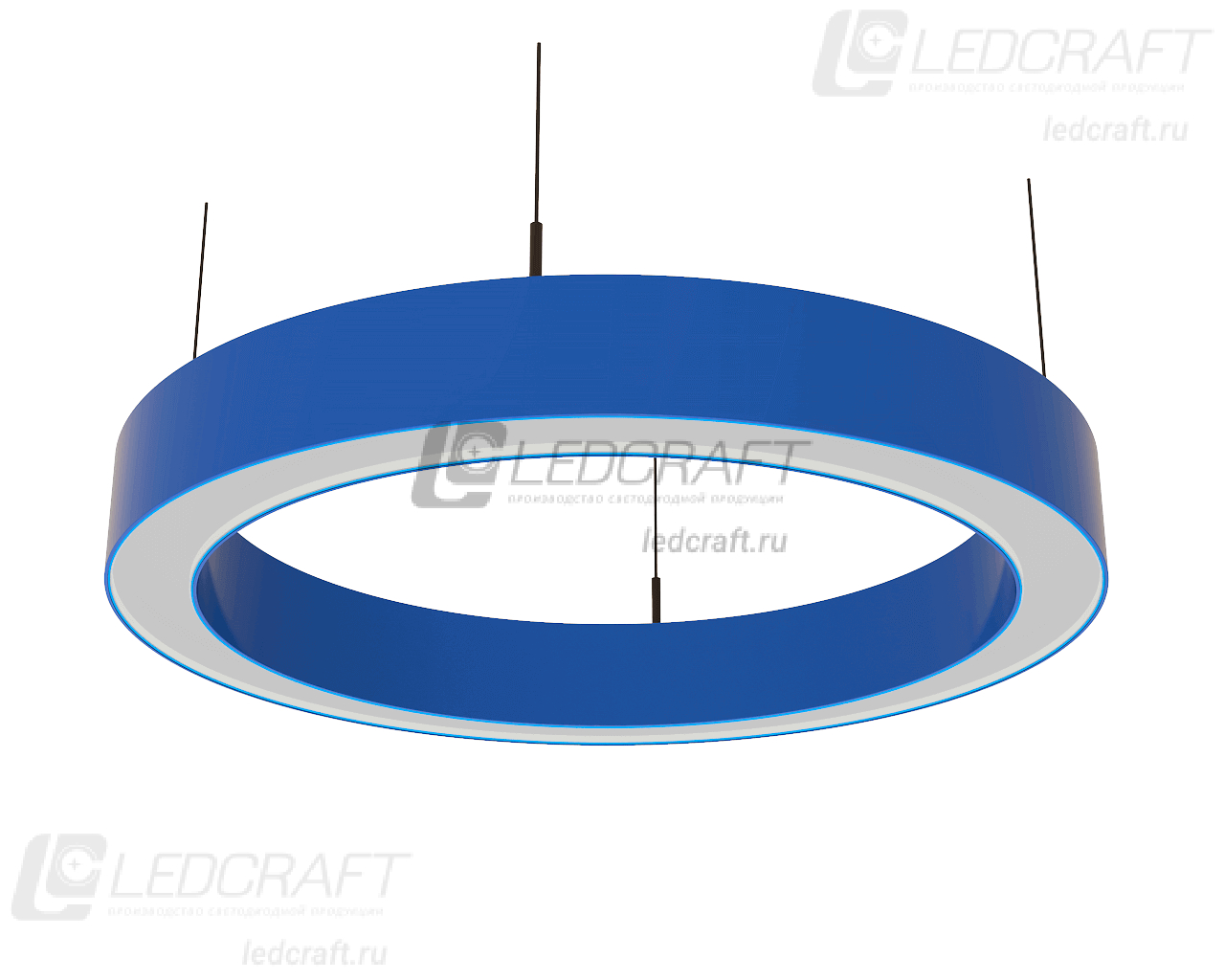 Светодиодный светильник кольцо LC-LP-5050R 130 Вт 2500 мм 6000К Опал - фото 7