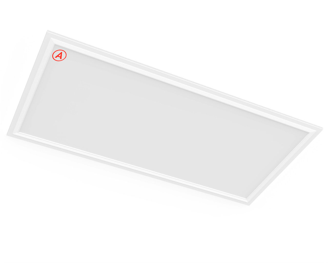 Светодиодная панель 595x295x10 мм 21 Ватт с белой рамкой 4000К с Бап-3 - фото 1